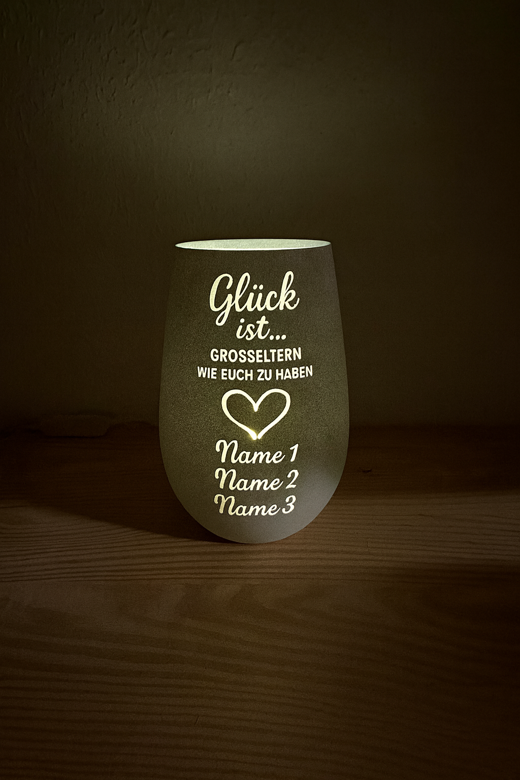 Dein personalisiertes Windlicht