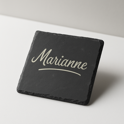 Gläseruntersetzer aus Schiefer