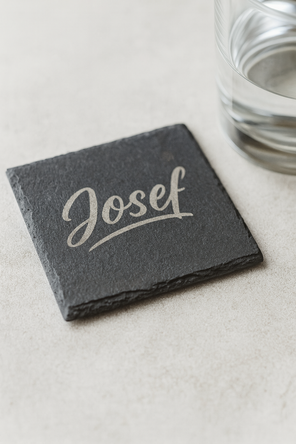 Gläseruntersetzer aus Schiefer