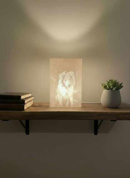 Dein Bild als weiße Lithophane – Licht trifft Erinnerung